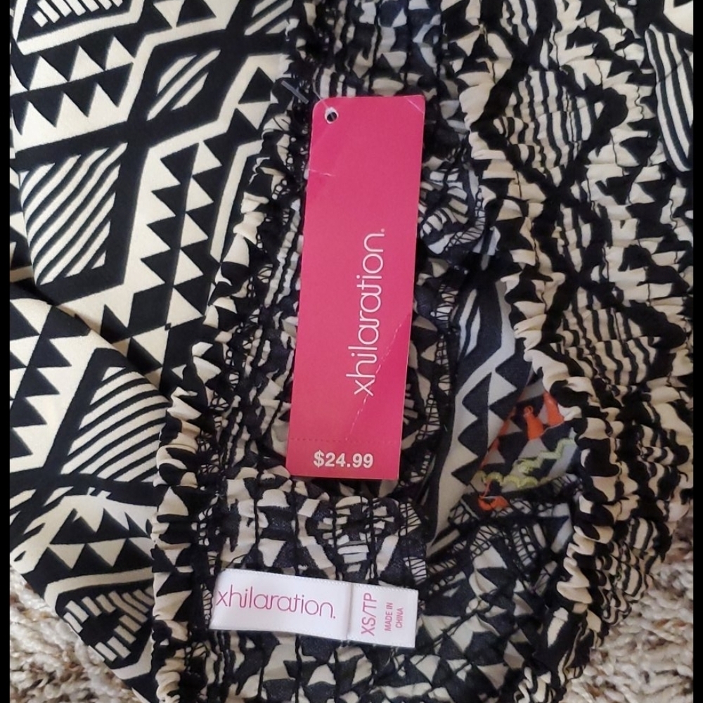 Xhilaration Strapless Romper Cover up NWT - Picture 8 of 8
